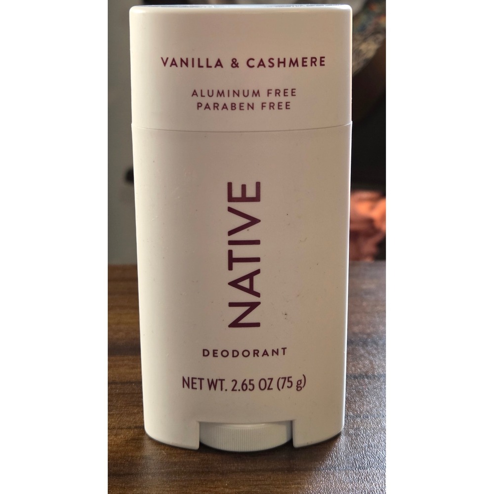Native Deodorant Vanilla & Cashmere Aluminum Free Paraben Free 2.65 oz